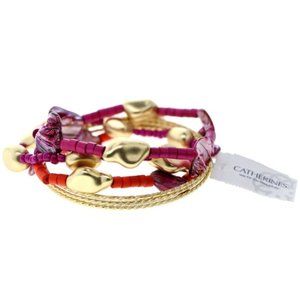 Catherines Mardi Gras colored bracelet set